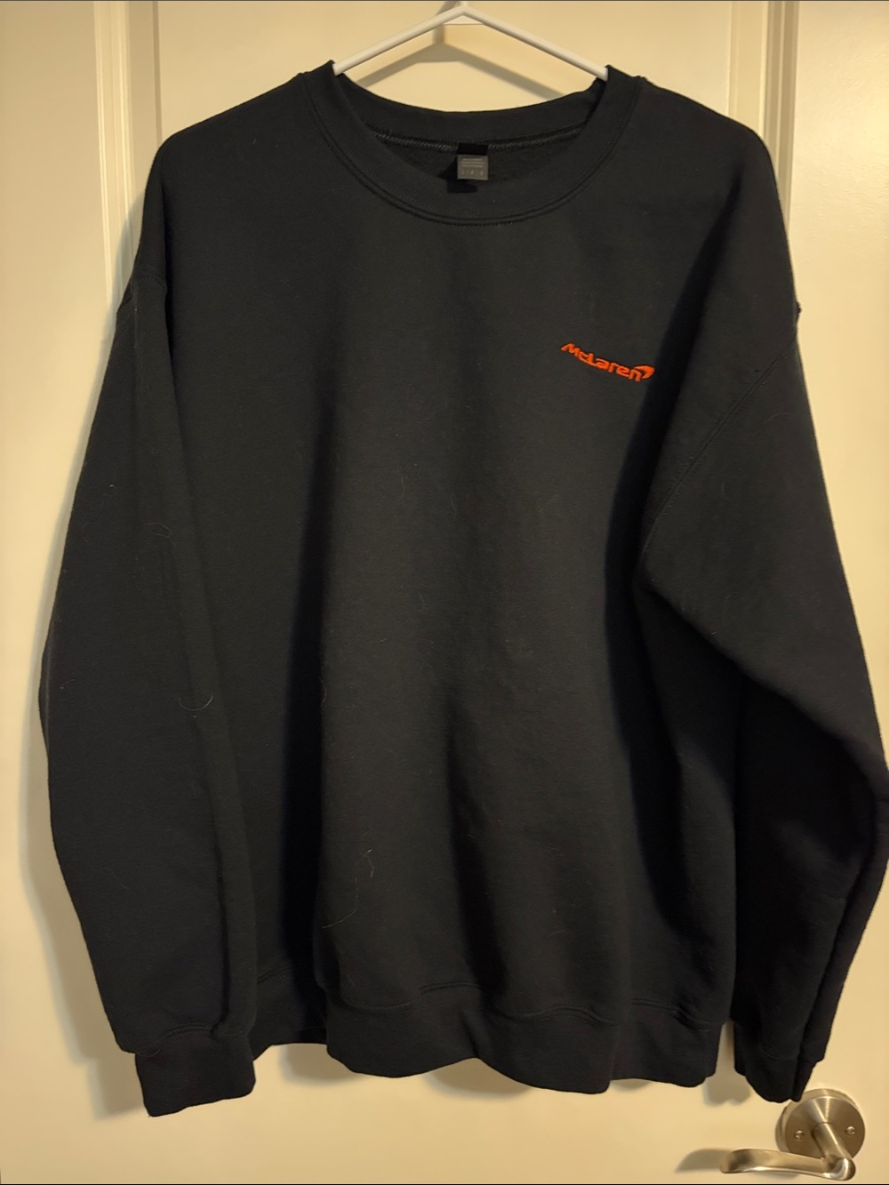 Black Crewneck Sweatshirt - Men's